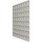 Ekena Millwork 19 5/8in. W x 19 5/8in. H Bradford EnduraWall Decorative 3D Wall Panel Covers 2.67 Sq. Ft. WP20X20BRBAL - alternate 6
